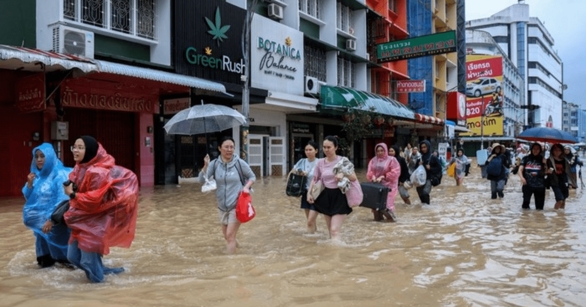Banjir Thailand Selatan: Curah Hujan Historis Tewaskan 13 Orang dan Mengungsikan Jutaan