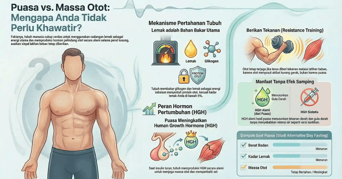 Tips Mengatur Asupan Protein Saat Puasa Agar Otot Tidak Menyusut