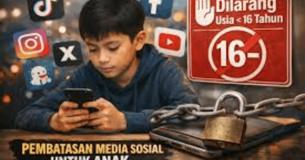 Penting! Aturan Sosmed untuk Anak di Bawah 16 Tahun Akan Berlaku