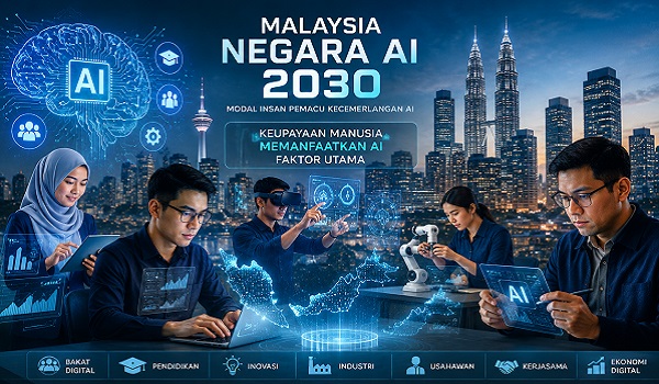 Modal insan penentu keberhasilan Malaysia raih status negara AI menjelang 2030