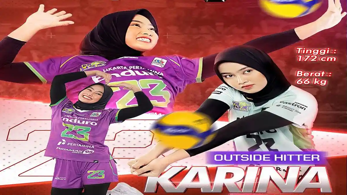 Profil Karina Putri Aprina, Outside Hitter Muda Asal Kediri