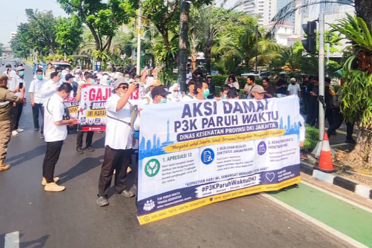 PPPK Paruh Waktu Sektor Kesehatan Gelar Aksi Damai untuk Perjuangkan Hak